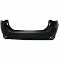 thumbnail image 1 of For Mitsubishi Outlander 2016 2017 2018 Bumper Cover | Rear | Primed | With Wheel Opening Moldings | Textured Lower | MI1100301 | 6410D243, 1 of 5