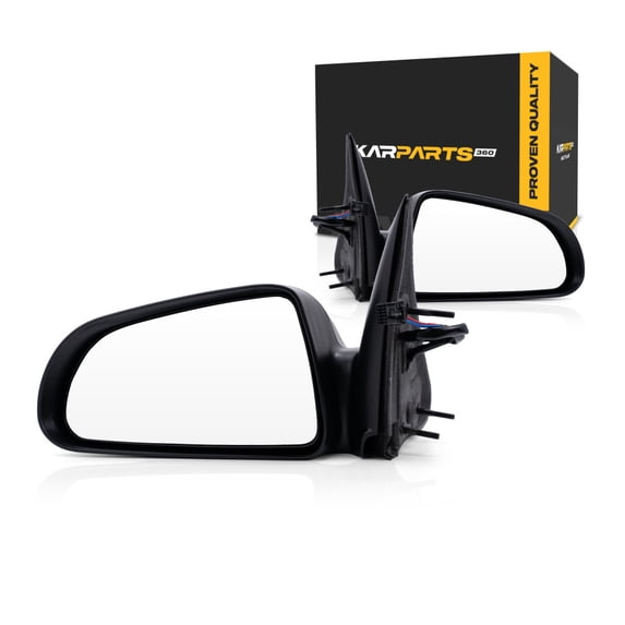 For Mitsubishi Raider Door Mirror 2006 2007 2008 2009 Pair Driver and Passenger Side Textured Power Non-Heated Non-Folding CH1320220