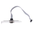 thumbnail image 1 of For Motherboard 9 Pin Female to RS232 DB9 Pin Com Port Ribbon Serial Cable, 1 of 9