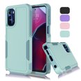 thumbnail image 1 of For Moto G Stylus 5G 2022 Case, 2 in 1 Heavy Duty Armor Shockproof Tough Hybrid Dual Layer Rubber Drop Protection Soft Bumper Rugged Protective Phone Cover Case forMoto G Stylus 2022 -Turquoise, 1 of 7