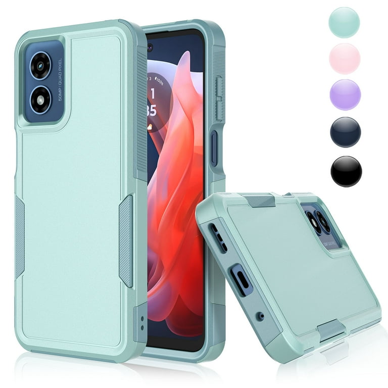 For Moto G play 4G 2024 Case, 2 in 1 PC Phone Case for Motorola G 