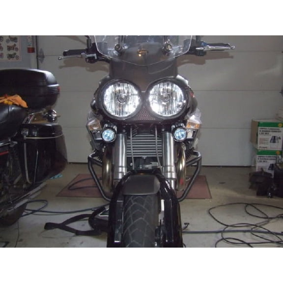 For Moto Guzzi Stelvio 6000K LED Auxiliary Lamps Lights Kit