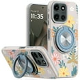 thumbnail image 1 of Motorola Edge 2025 Floral Diamond Pattern Case, 1 of 4