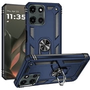 For Motorola Edge 2025 Case Ring Magnetic Kickstand Protective Phone Cover