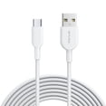 thumbnail image 1 of For Motorola Edge Plus (2023) - Type-C 3ft USB-C Cable, Fast Charger Cord Power Wire USB Sync High Speed White Compatible With Motorola Edge+ (2023) Phone, 1 of 7
