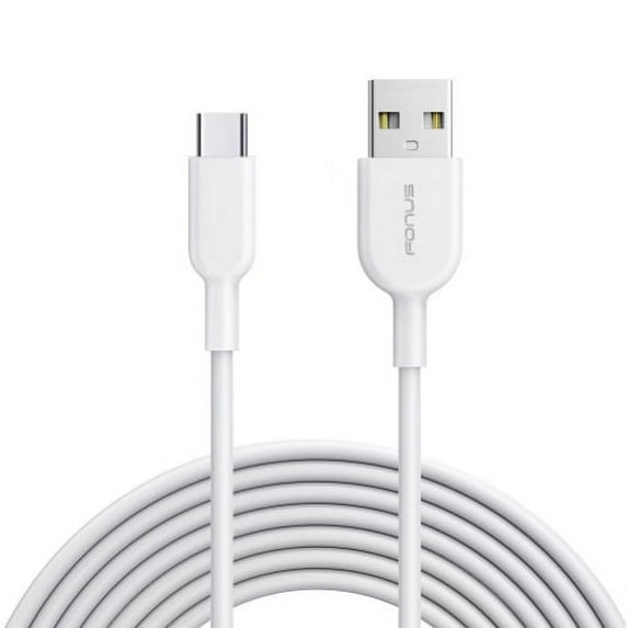 For Motorola Edge Plus (2023) - Type-C 3ft USB-C Cable, Fast Charger Cord Power Wire USB Sync High Speed White Compatible With Motorola Edge+ (2023) Phone