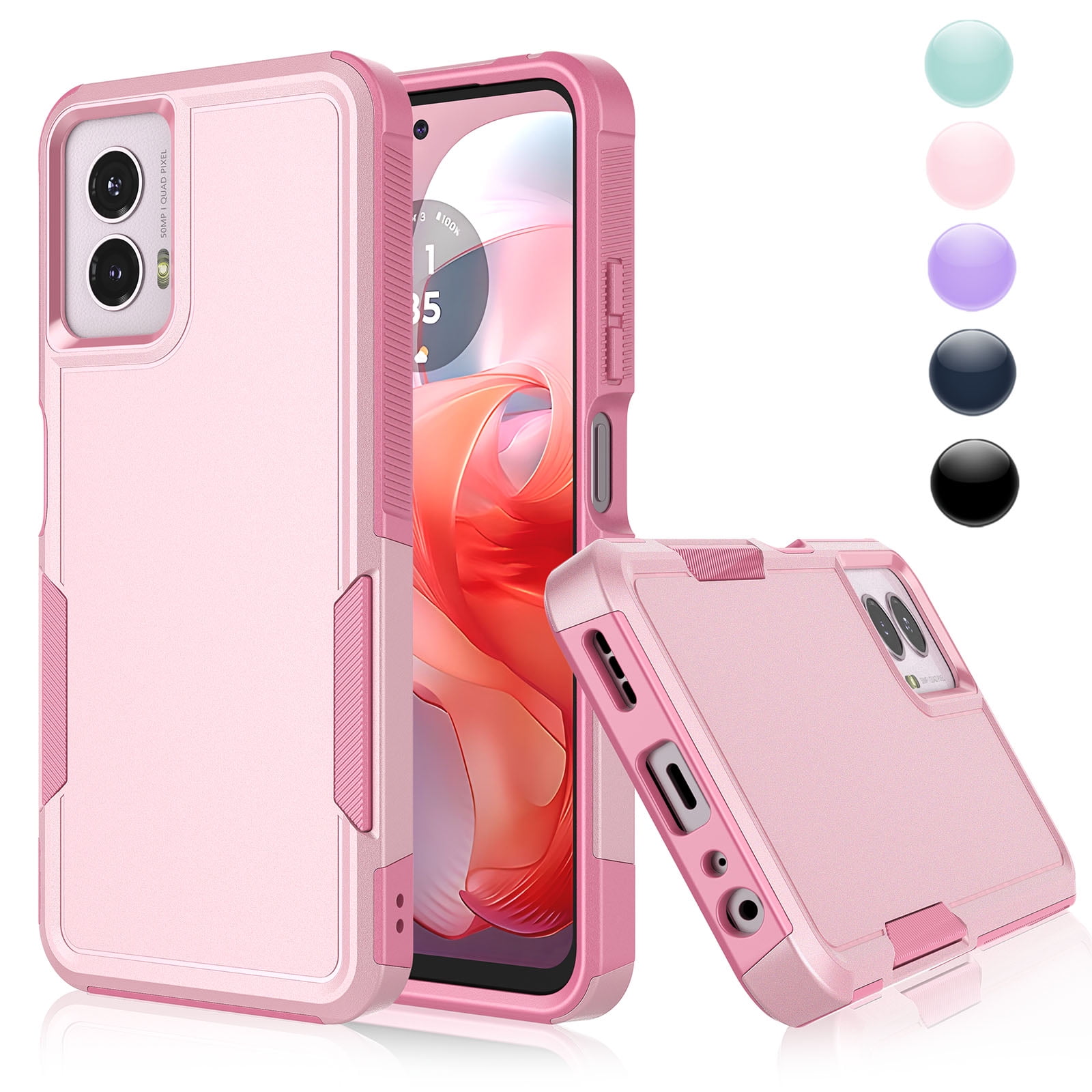 For Motorola G Power 5G 2024 Case, 2 in 1 PC Phone Case for Moto G Power 5G 2024 Case, Njjex Heavy Duty Rubber & Rugged Shockproof Full Body For Motorola G Power 5G 2024 Case, 2 in 1 PC Phone Case for Moto G Power 5G 2024 Case, Njjex Heavy Duty Rubber & Rugged Shockproof Full Body