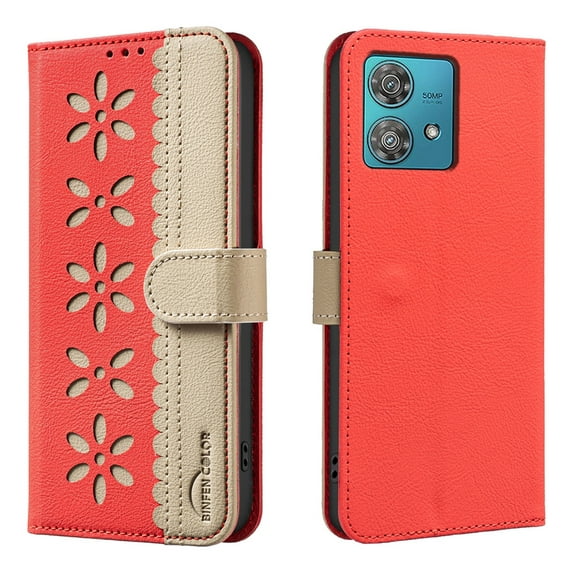 For Motorola G75 G55 G35 G15 Phone Case Leather Wallet Cover