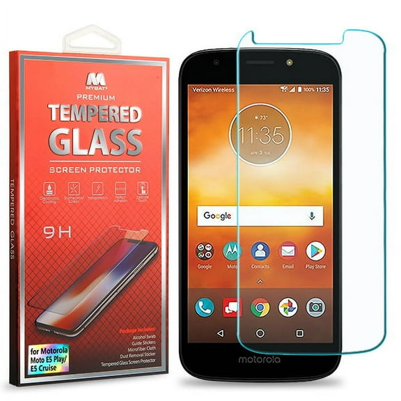 For Motorola Moto E5 Cruise/Play Tempered Glass Screen Protector Cover (2.5D)