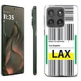thumbnail image 1 of For Motorola Moto Edge 5G 2025 Protective Shockproof Phone Case, by OneToughShield - Airport Tag / Los Angeles, 1 of 4