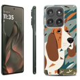 thumbnail image 1 of For Motorola Moto Edge 5G 2025 Protective Shockproof Phone Case, by OneToughShield - Basset Hound, 1 of 4