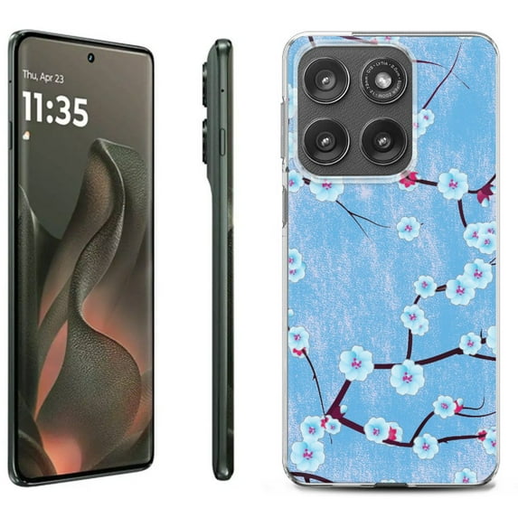 For Motorola Moto Edge 5G 2025 Protective Shockproof Phone Case, by OneToughShield - Blossom Sky