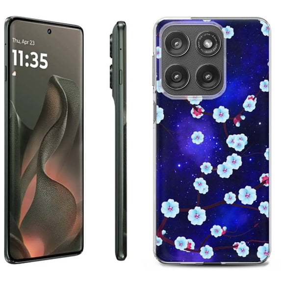 For Motorola Moto Edge 5G 2025 Protective Shockproof Phone Case, by OneToughShield - Blossom Stars