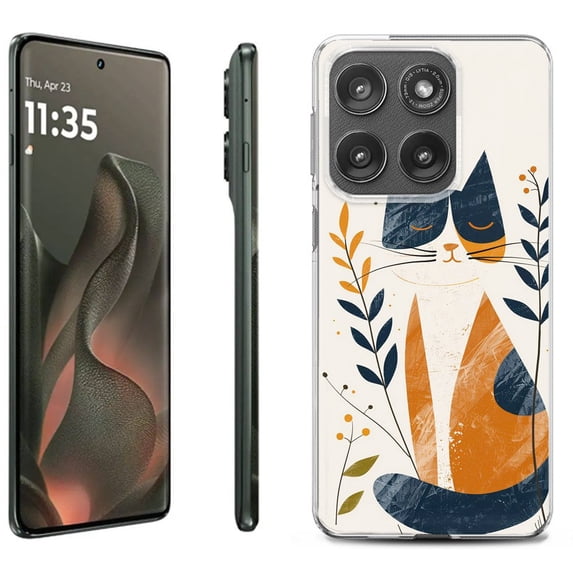 For Motorola Moto Edge 5G 2025 Protective Shockproof Phone Case, by OneToughShield - Calm Cat