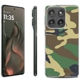 thumbnail image 1 of For Motorola Moto Edge 5G 2025 Protective Shockproof Phone Case, by OneToughShield - Camo Green, 1 of 4