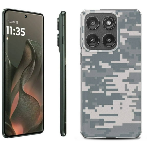 For Motorola Moto Edge 5G 2025 Protective Shockproof Phone Case, by OneToughShield - Digital Camo