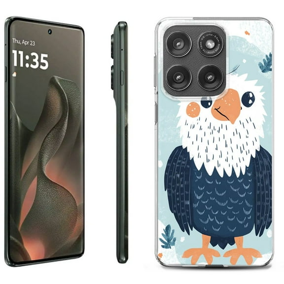 For Motorola Moto Edge 5G 2025 Protective Shockproof Phone Case, by OneToughShield - Eagle Smile