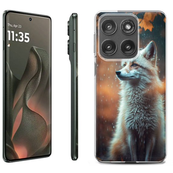 For Motorola Moto Edge 5G 2025 Protective Shockproof Phone Case, by OneToughShield - Fox Autumn