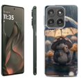 thumbnail image 1 of For Motorola Moto Edge 5G 2025 Protective Shockproof Phone Case, by OneToughShield - Frog n Mushroom, 1 of 4