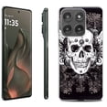 thumbnail image 1 of For Motorola Moto Edge 5G 2025 Protective Shockproof Phone Case, by OneToughShield - Grunge Skull, 1 of 4