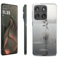 thumbnail image 1 of For Motorola Moto Edge 5G 2025 Protective Shockproof Phone Case, by OneToughShield - Icy Rose, 1 of 4