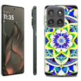thumbnail image 1 of For Motorola Moto Edge 5G 2025 Protective Shockproof Phone Case, by OneToughShield - Mandalas Color, 1 of 4