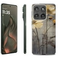 thumbnail image 1 of For Motorola Moto Edge 5G 2025 Protective Shockproof Phone Case, by OneToughShield - Myth Flower, 1 of 4