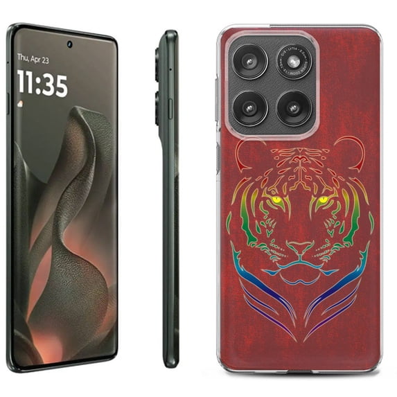 For Motorola Moto Edge 5G 2025 Protective Shockproof Phone Case, by OneToughShield - Night Tiger