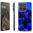 thumbnail image 1 of For Motorola Moto Edge 5G 2025 Protective Shockproof Phone Case, by OneToughShield - Night Tree, 1 of 4