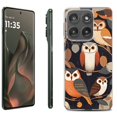 thumbnail image 1 of For Motorola Moto Edge 5G 2025 Protective Shockproof Phone Case, by OneToughShield - Owl Mix, 1 of 4