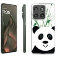 thumbnail image 1 of For Motorola Moto Edge 5G 2025 Protective Shockproof Phone Case, by OneToughShield - Panda, 1 of 4