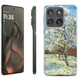 thumbnail image 1 of For Motorola Moto Edge 5G 2025 Protective Shockproof Phone Case, by OneToughShield - Peach Tree Blossom, 1 of 4