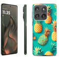 thumbnail image 1 of For Motorola Moto Edge 5G 2025 Protective Shockproof Phone Case, by OneToughShield - Pineapple, 1 of 4