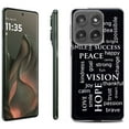 thumbnail image 1 of For Motorola Moto Edge 5G 2025 Protective Shockproof Phone Case, by OneToughShield - Positive Words, 1 of 4