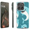 thumbnail image 1 of For Motorola Moto Edge 5G 2025 Protective Shockproof Phone Case, by OneToughShield - Smiling Dolphin, 1 of 4