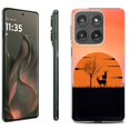 thumbnail image 1 of For Motorola Moto Edge 5G 2025 Protective Shockproof Phone Case, by OneToughShield - Sunset Deer, 1 of 4