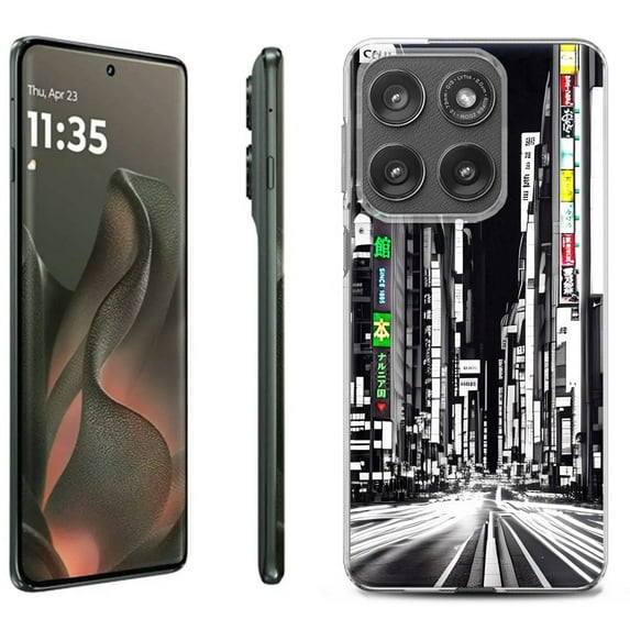 For Motorola Moto Edge 5G 2025 Protective Shockproof Phone Case, by OneToughShield - Tokyo Night