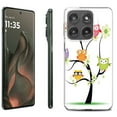 thumbnail image 1 of For Motorola Moto Edge 5G 2025 Protective Shockproof Phone Case, by OneToughShield - Tree Owl, 1 of 4