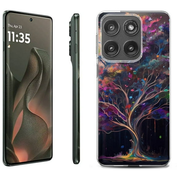 For Motorola Moto Edge 5G 2025 Protective Shockproof Phone Case, by OneToughShield - Tree of Life