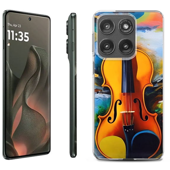 For Motorola Moto Edge 5G 2025 Protective Shockproof Phone Case, by OneToughShield - Violin
