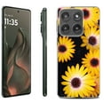 thumbnail image 1 of For Motorola Moto Edge 5G 2025 Protective Shockproof Phone Case, by OneToughShield - Yellow Flower, 1 of 4