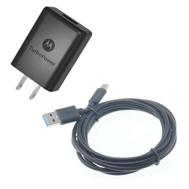 Motorola OEM 15W TurboPower Wall Charger for Moto G 5G (2023) with 6ft USBC Cable