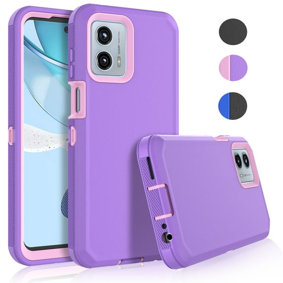 For Motorola Moto G 5G 2023 Case, Defender Phone Case For Moto G 5G 2023 6.5",Takfox Heavy Duty Shockproof Rugged Rubber Full Body Protective, 3 in 1 Hybrid Bumper Cover (Black)