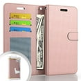 thumbnail image 1 of For Motorola Moto G 5G 2023 Wallet Flip Pouch Cover Cell Phone Case - EM Rose Gold, 1 of 4