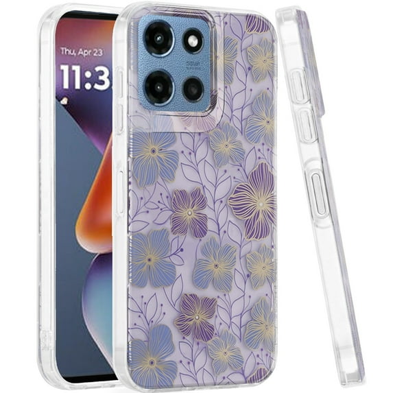 For Motorola Moto G 5G 2025 Double Layer Design IMD TPU Case - X