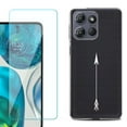 thumbnail image 1 of For Motorola Moto G 5G 2025 Phone Case Cover with Tempered Glass Screen Protector, by OneToughShield - Arrow, 1 of 4
