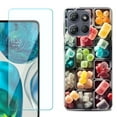 thumbnail image 1 of For Motorola Moto G 5G 2025 Phone Case Cover with Tempered Glass Screen Protector, by OneToughShield - Candy Box, 1 of 4