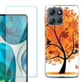 thumbnail image 1 of For Motorola Moto G 5G 2025 Phone Case Cover with Tempered Glass Screen Protector, by OneToughShield - Golden Tree, 1 of 4