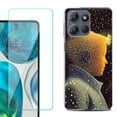 thumbnail image 1 of For Motorola Moto G 5G 2025 Phone Case Cover with Tempered Glass Screen Protector, by OneToughShield - Little Prince, 1 of 4