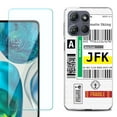 thumbnail image 1 of For Motorola Moto G 5G 2025 Phone Case Cover with Tempered Glass Screen Protector, by OneToughShield - Mail / New York, 1 of 4